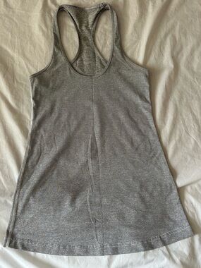 lululemon athletica Heather Gray Racerback Tank